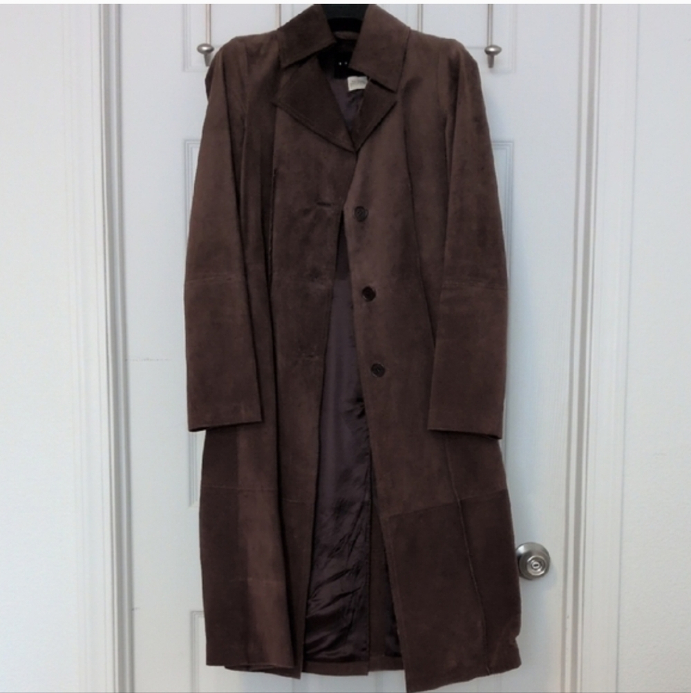 Sisley Women's Genuine Suede Coat United Colors Of Benetton
